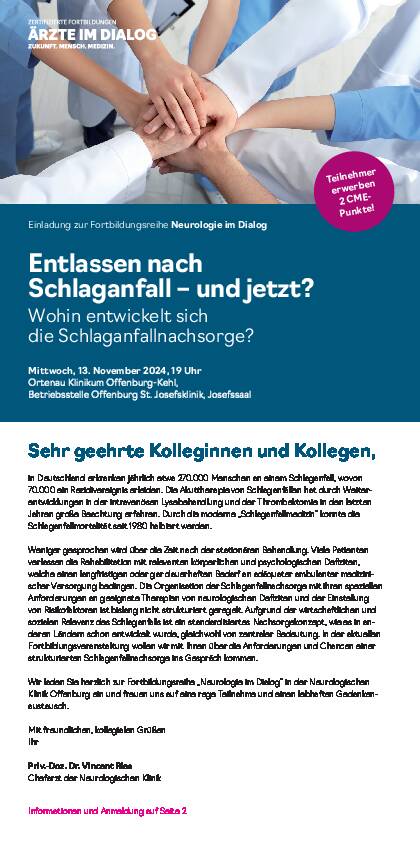 Einladung FoBi Schlaganfall