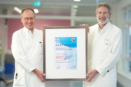 Doppelporträt: Professor Uwe Pohlen und Dr. Bernhard Hügel