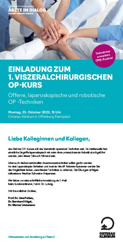 Einladung OP-Kurs