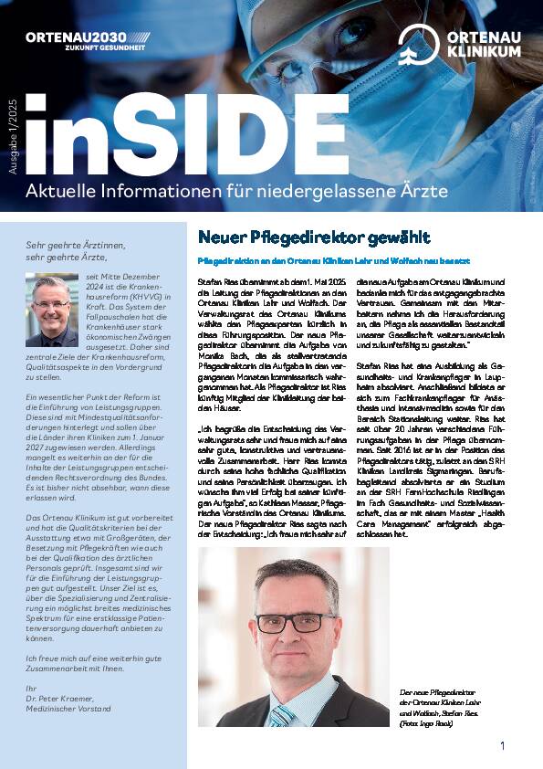 Ärtzenewsletter inside 01/2025