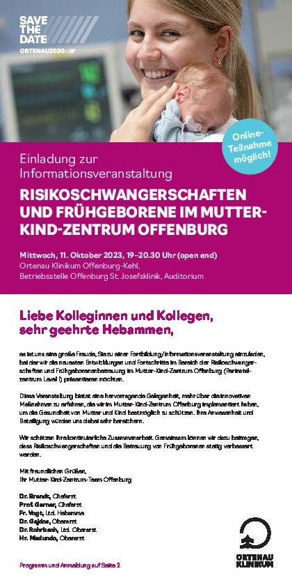 Einladung FoBi Risikoschwangerschaft