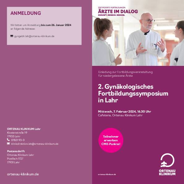Einladung Symposium Gyn Lahr 2024