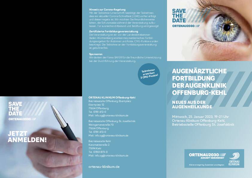 Einladung: FoBi Augenklinik Januar 2022