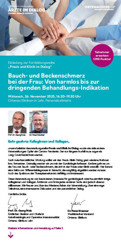 Einladung: Praxis und Klinik im Dialog 2025