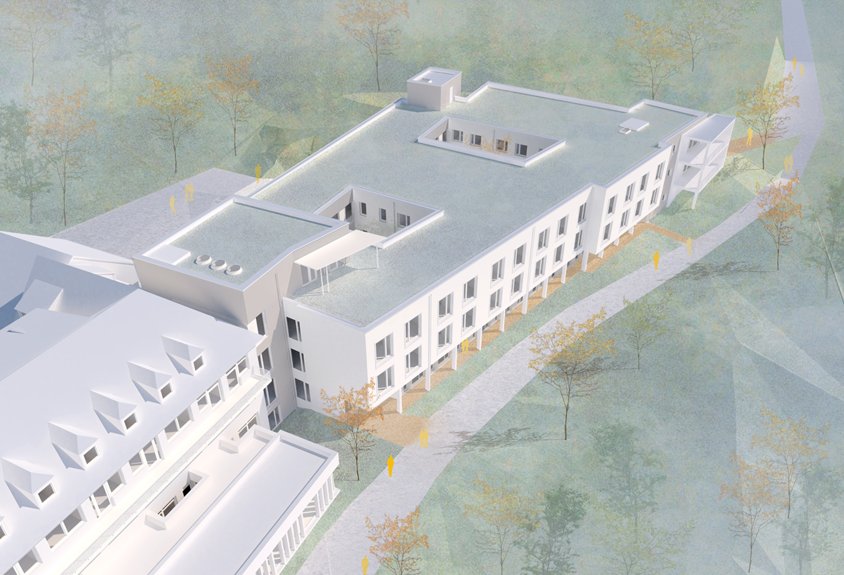 Vogelperspektive des ZfG Ettenheim